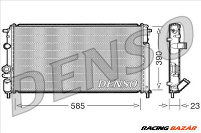 DENSO drm23053 Motorvízhűtő - RENAULT