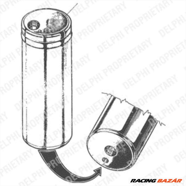 DELPHI tsp0175055 Szárító szűrő - SEAT, AUDI, SKODA, VOLKSWAGEN, MERCEDES-BENZ 1. kép