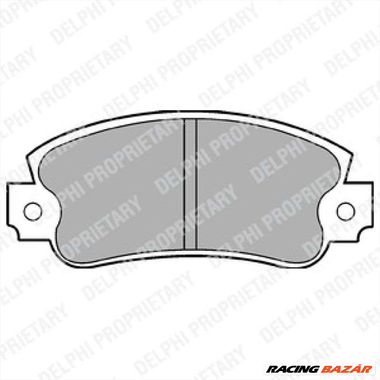 DELPHI lp353 Fékbetét - FIAT, LANCIA, SEAT, AUTOBIANCHI 1. kép