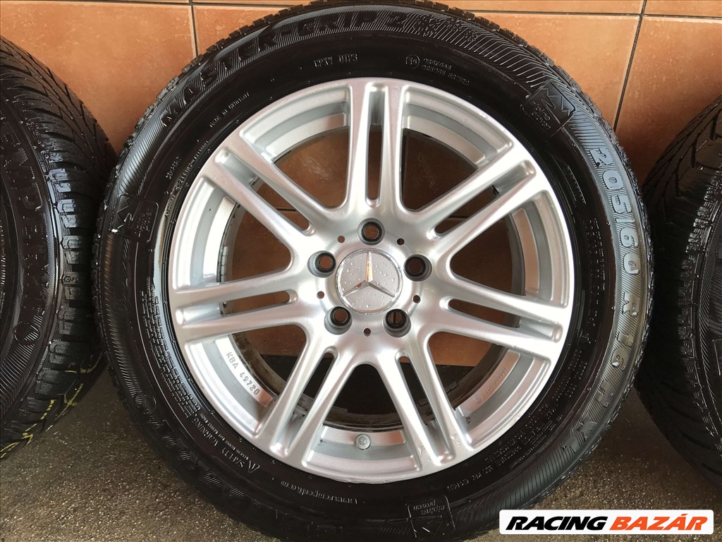  MERCEDES 16" ALUFELNI 5X112 TÉLI 205/60R16 GUMIVAL OLCSÓN!!!! 4. kép