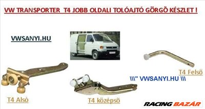 Volkswagen Transporter T4 VW Transporter T4 Jobb oldali tolóajtó görgő szett