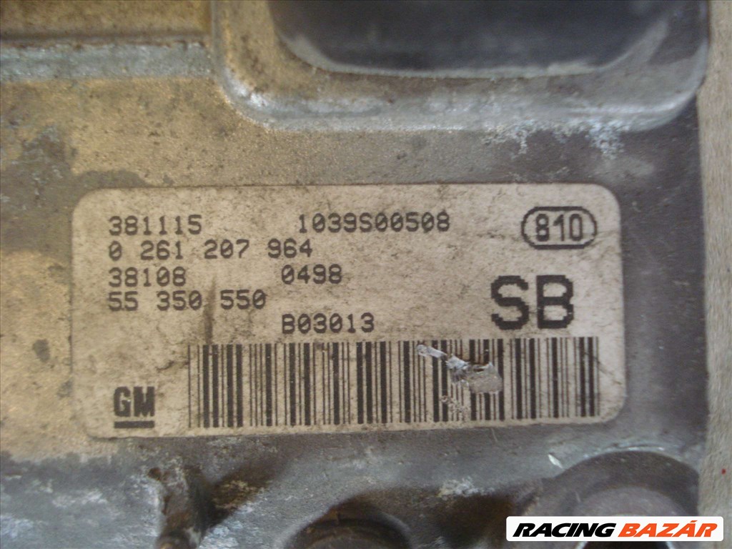 Opel Agila A 1.2 16V motorelektronika 55350550 2. kép