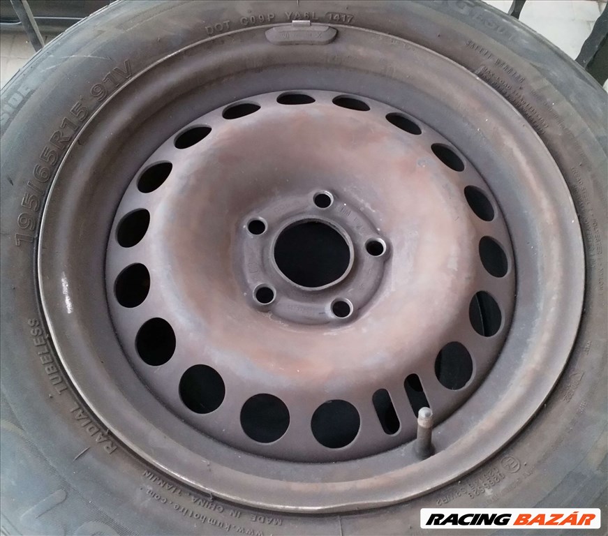  Opel Astra H 15" 5x110  lemezfelni garnitúra 4. kép