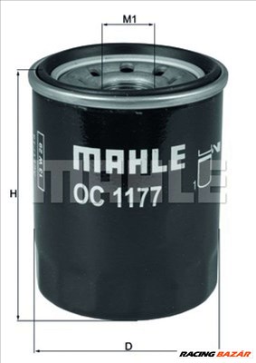 MAHLE ORIGINAL oc1177 Olajszűrő - SUBARU