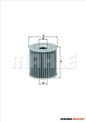 MAHLE ORIGINAL ox346d Olajszűrő - SMART