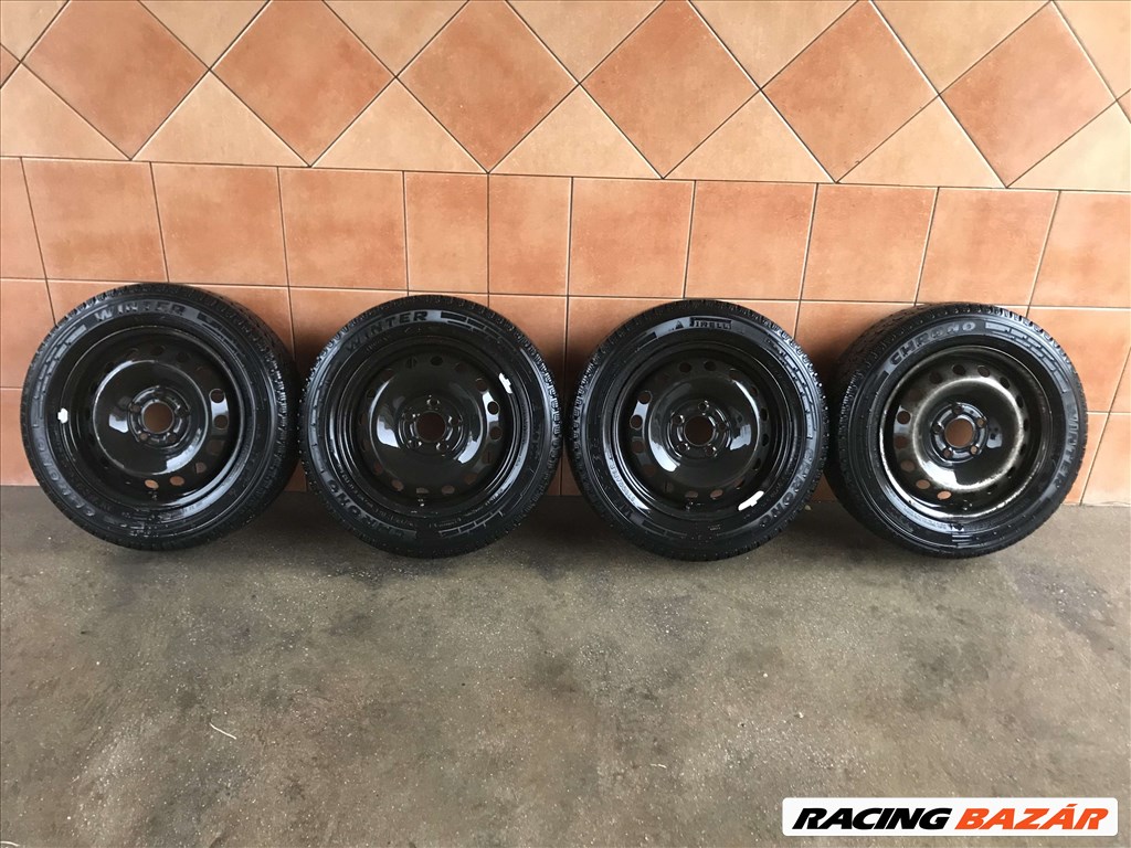 RENAULT TRAFIC 16" LEMEZFELNI 5X118 TÉLI 195/65R16C GUMIVAL OLCSÓN!!!! 1. kép