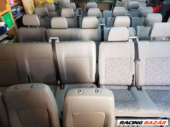 VW Transporter T5 T6 Caravelle Multivan ülés üléssor szék biztonsági öv stb 1. kép
