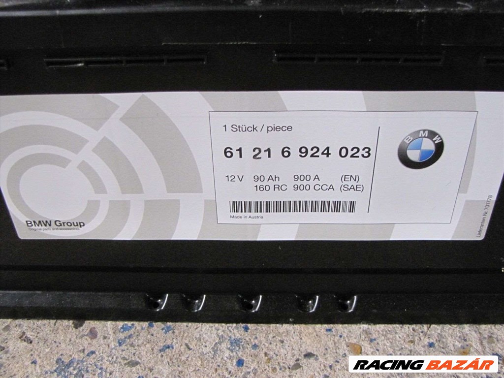 BMW Gyári bontott maximum 1 éves AGM-es Akkumulátorok. 50Ah,60Ah,70Ah,80Ah,90Ah,105Ah.  1. kép