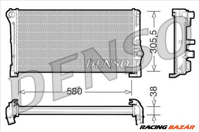 DENSO drm13010 Motorvízhűtő - FIAT, LANCIA