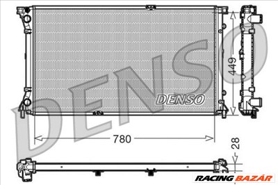 DENSO drm23098 Motorvízhűtő - RENAULT, OPEL, NISSAN, VAUXHALL