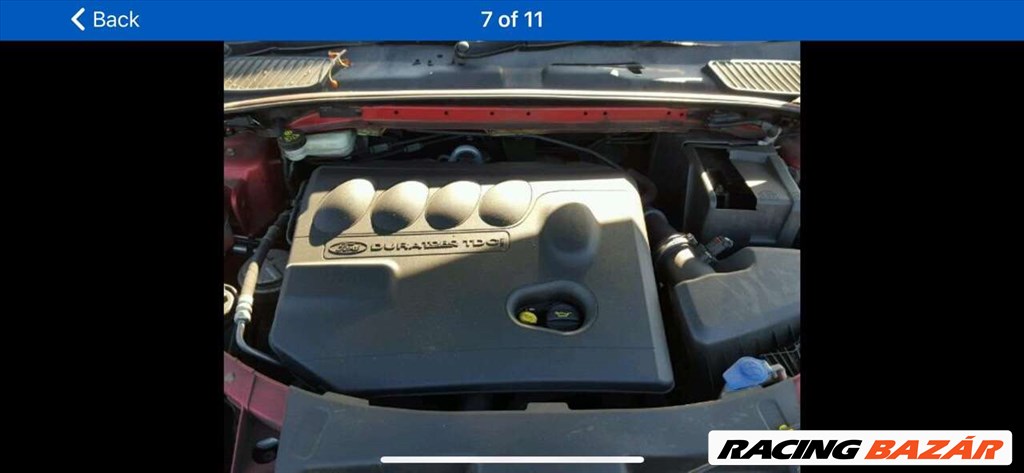  Ford mondeo Mk4 2009 Ghia első lökhárító kompletten rácsokkal szép hibátlan állapotban Z6 színkód. 9. kép