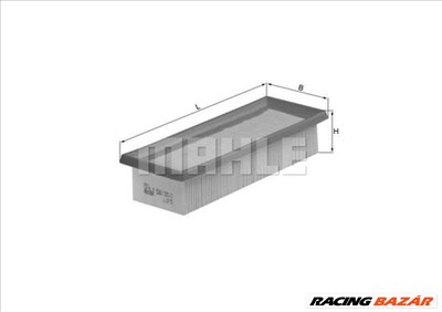 MAHLE ORIGINAL lx581 Levegőszűrő - FIAT, LANCIA