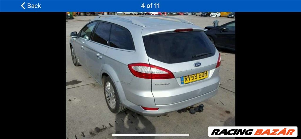 Ford mondeo ajtó csomagtérajtó lámpa lökhárító sárvédőív sárvédő tetősín kombi mk4 2. kép