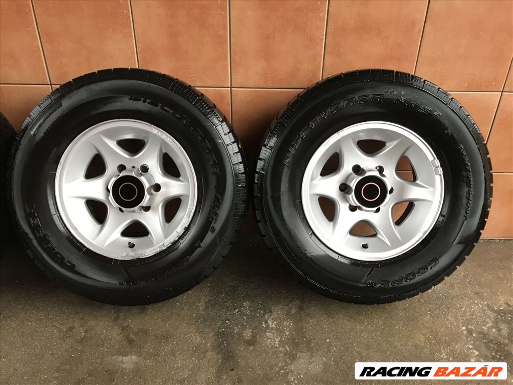 TEREPJÁRÓ 15" ALUFELNI 6X139,7 NÉGYÉVSZAKOS 235/75R15 GUMIVAL OLCSÓN!!! 3. kép