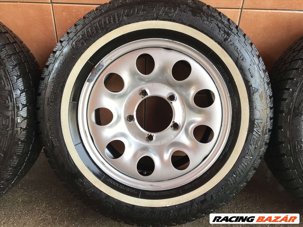  SUZUKI VITARA 15" LEMEZFELNI 5X139,7 TÉLI 205/70R15 GUMIVAL OLCSÓN!!! 4. kép