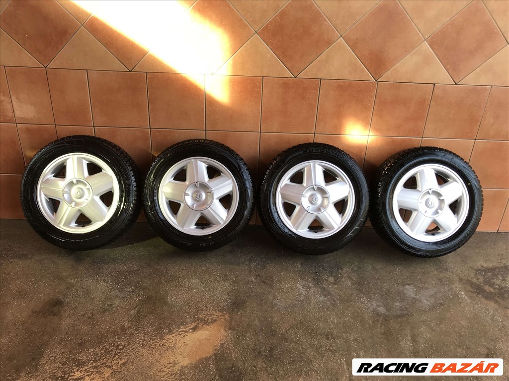  RENAUT CLIO 15" ALUFELNI 4X100 TÉLI 185/60R15 GUMIVAL OLCSÓN!!! 1. kép