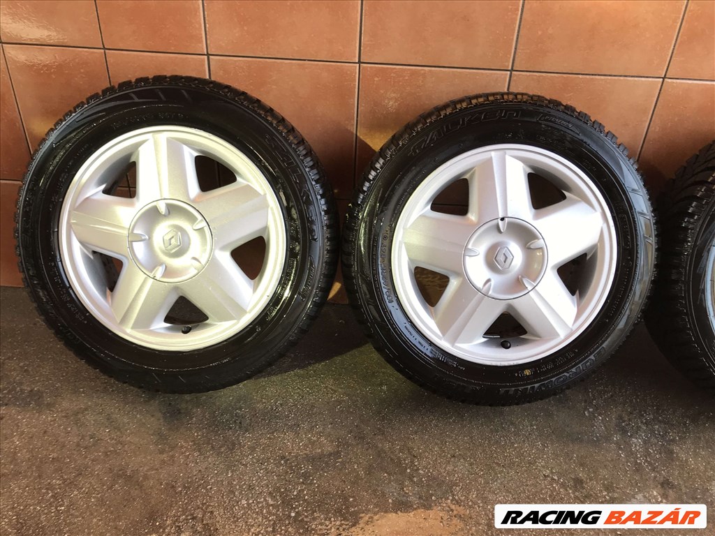  RENAUT CLIO 15" ALUFELNI 4X100 TÉLI 185/60R15 GUMIVAL OLCSÓN!!! 2. kép