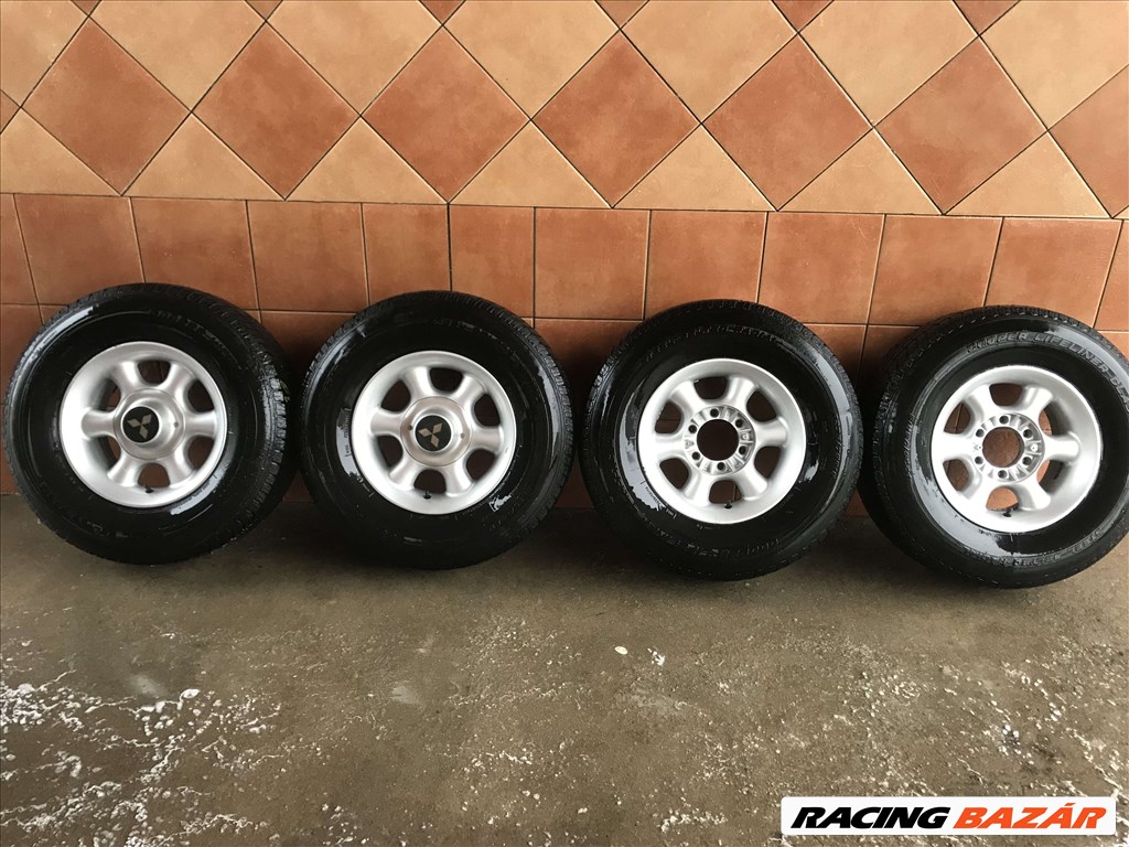  MITSUBISHI 15" ALUFELNI 6X139,7 NYÁRI 235/75R15 GUMIVAL OLCSÓN!!!! 1. kép