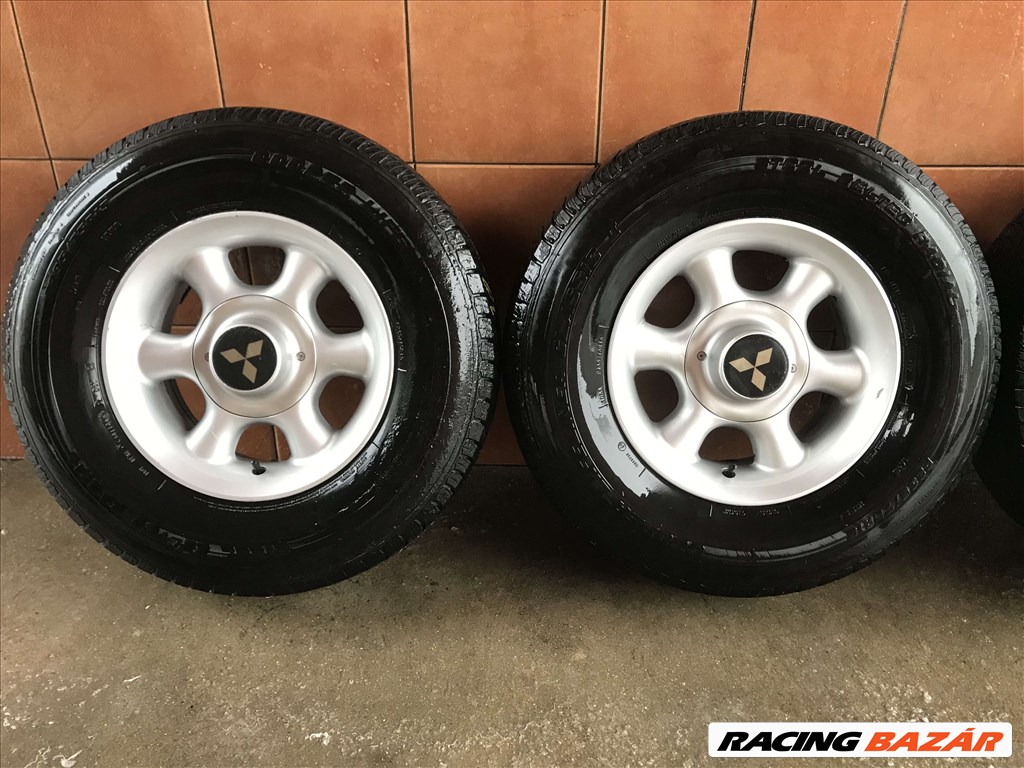  MITSUBISHI 15" ALUFELNI 6X139,7 NYÁRI 235/75R15 GUMIVAL OLCSÓN!!!! 2. kép