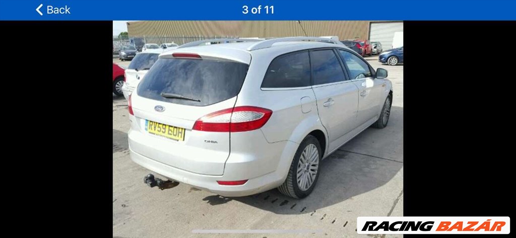 Ford mondeo mk4 titanium x ajtó csomagtérajtó lámpa lökhárító vonóhorog tetősín sárvédő  3. kép