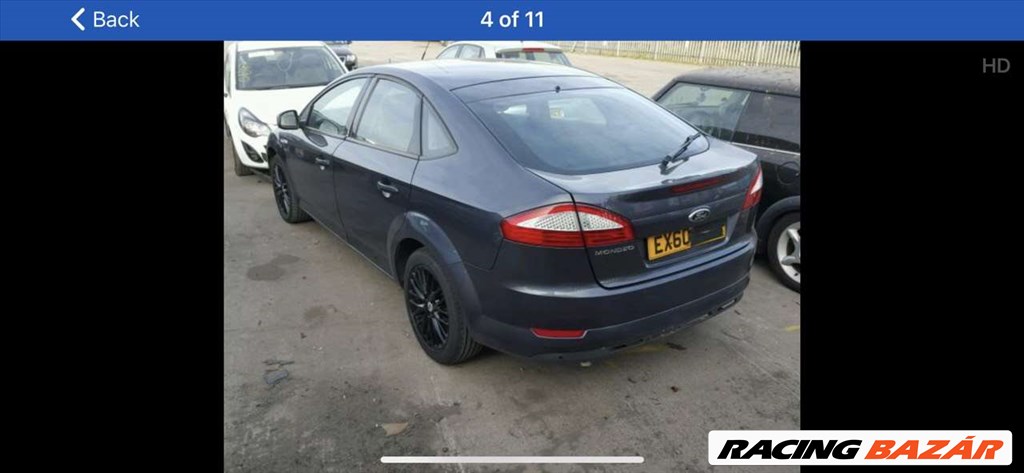 Ford mondeo mk4 ajtó csomagtérajtó homlokfal zárhíd motorháztető géptető tető sárvédő lökhárító  4. kép