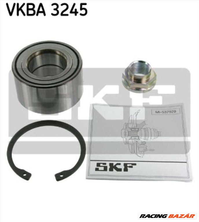 SKF vkba3245 Kerékcsapágy készlet - HONDA 1. kép