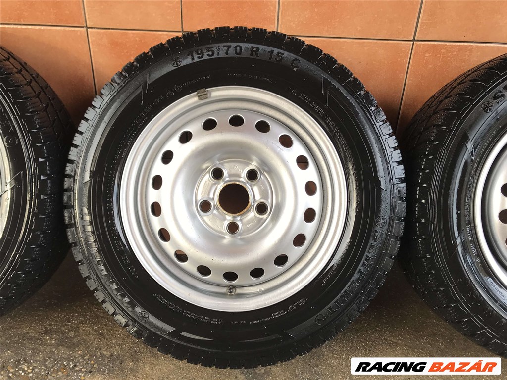 VW TRANSPORTER T4 15" LEMEZFELNI 5X112 TÉLI 205/70R15C GUMIVAL OLCSÓN!!! 4. kép