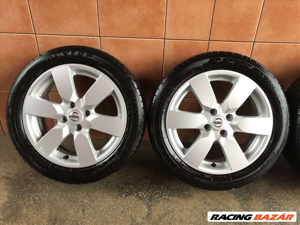 NISSAN 16" ALUFELNI 4X100 NYÁRI 185/55R16 GUMIVAL OLCSÓN!!!!! 2. kép