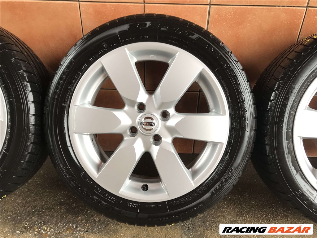 NISSAN 16" ALUFELNI 4X100 NYÁRI 185/55R16 GUMIVAL OLCSÓN!!!!! 4. kép