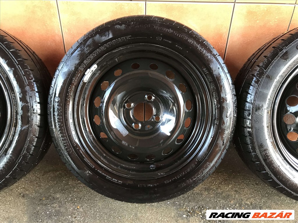  RENAULT CLIO 15" LEMEZFELNI 4X100 NYÁRI 185/60R15 GUMIVAL OLCSÓN!!! 4. kép