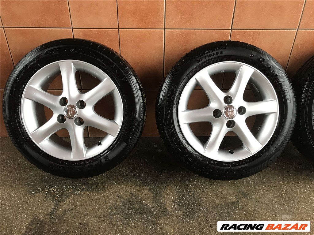  TOYOTA YARIS 15" ALUFELNI 4X100 NYÁRI 175/65R15 GUMIVAL OLCSÓN!!!! 2. kép