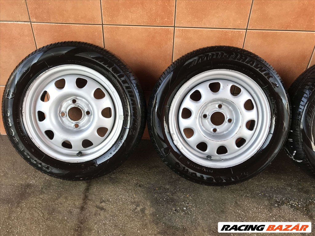  VW 14" LEMEZFELNI 4X100 NYÁRI 185/60R14 GUMIVAL OLCSÓN!!!! 2. kép