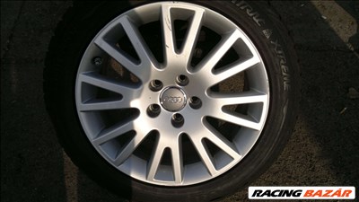 Audi A6 4F gyári 7,5×17-es 5×112-es ET45-ös kovácsolt aluminum felni téligumival