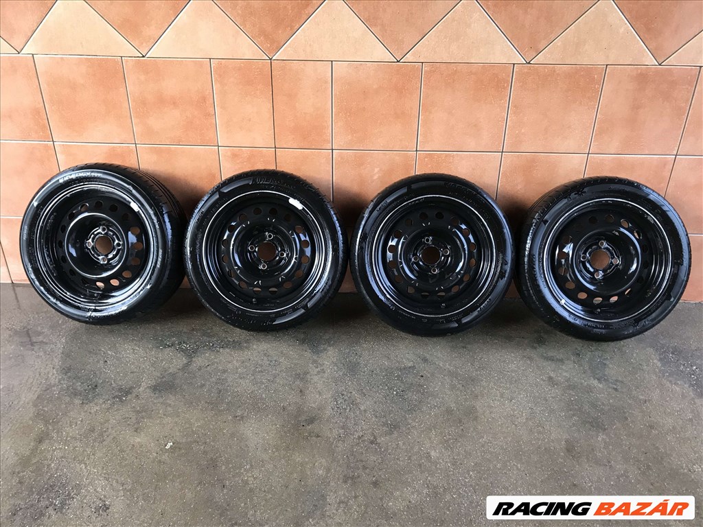  PEUGEOT 15" ALUFELNI 4X108 NYÁRI 195/50R15 GUMIVAL OLCSÓN!!! 1. kép