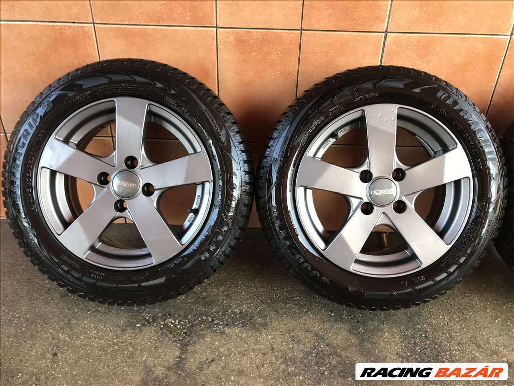  DEZENT 14" ALUFELNI 4X100 TÉLI 175/65R14 GUMIVAL OLCSÓN!!!!!! 2. kép