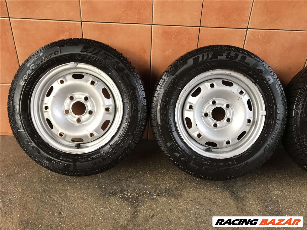  VW POLO 13" LEMEZFELNI 5X100 NYÁRI 155/80R13 GUMIVAL OLCSÓN!!!!!!! 2. kép