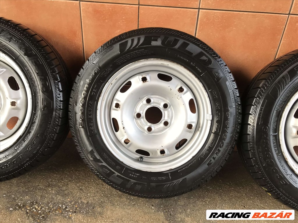  VW POLO 13" LEMEZFELNI 5X100 NYÁRI 155/80R13 GUMIVAL OLCSÓN!!!!!!! 4. kép