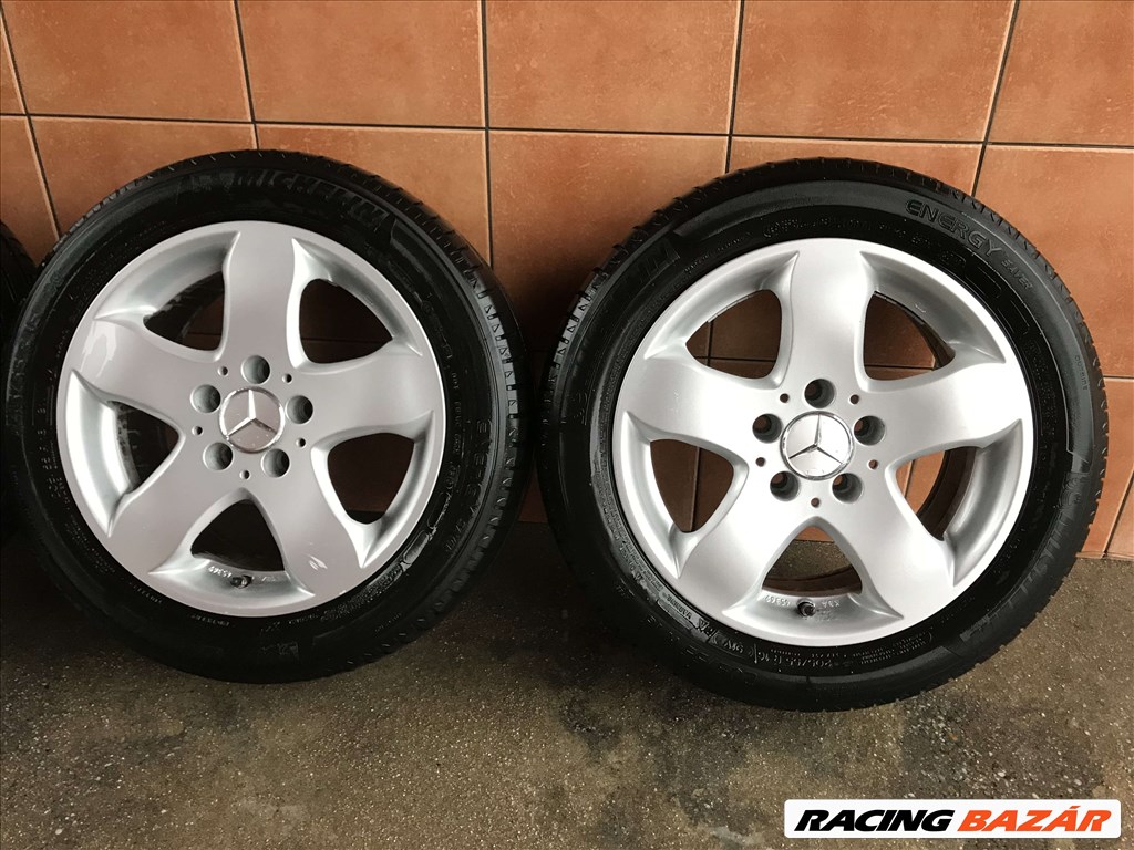  MERCEDES 16" ALUFELNI 5X112 NYÁRI 205/55R16 GUMIVAL OLCSÓN!!!! 3. kép