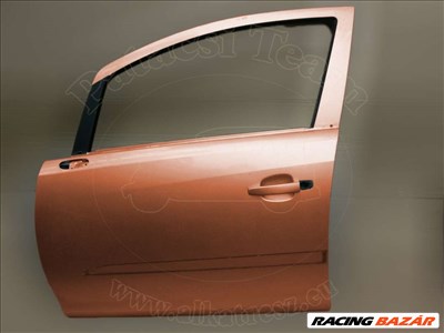 Opel Corsa D 2006-2014 - ajtó, első, bal oldali, üres, 5ajtós, több szín!