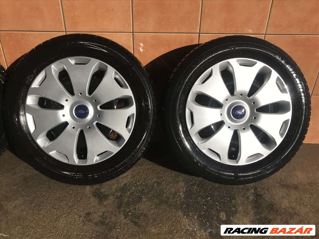  FORD 16" LEMEZFELNI 5X108 NYÁRI 205/55R16 GUMIVAL OLCSÓN!!!!  3. kép