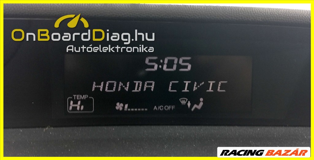 Honda Civic információs kijelző javítás garanciával Helyszínen is! 1. kép