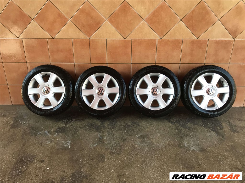  VW TOURAN 16" ALUFELNI 5X112 NYÁRI 205/55R16 GUMIVAL OLCSÓN!!!! 1. kép