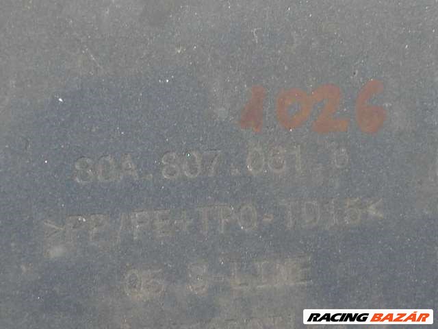 Audi Q5 S-LINE első lökhárító alsó Spoiler 80A807061B 2015-től  5. kép