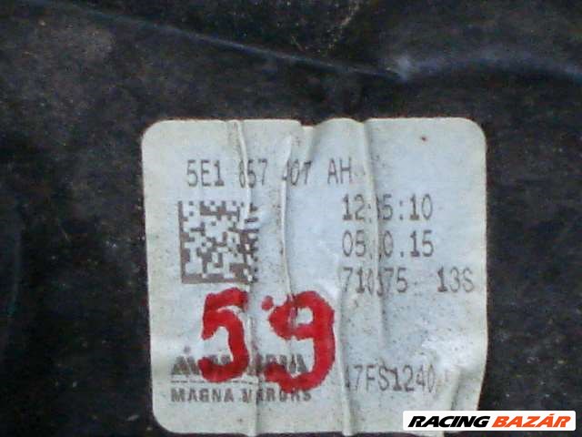 Skoda Octavia 5E Bal fűthető motoros tükör 5E1857407AH 2012-től  5. kép