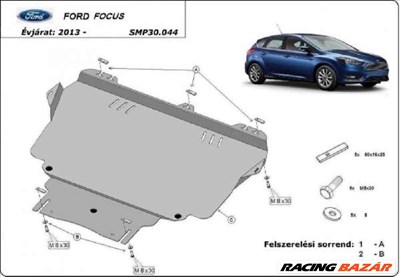 Ford Focus 2013- motorvédő lemez