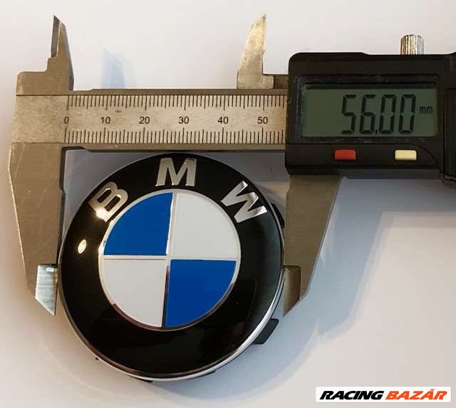 BMW -hez alufelni közép kupak 56-53 mm -es - gyári felnihez! 1. kép