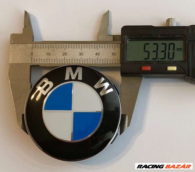 BMW -hez alufelni közép kupak 56-53 mm -es - gyári felnihez! 3. kép