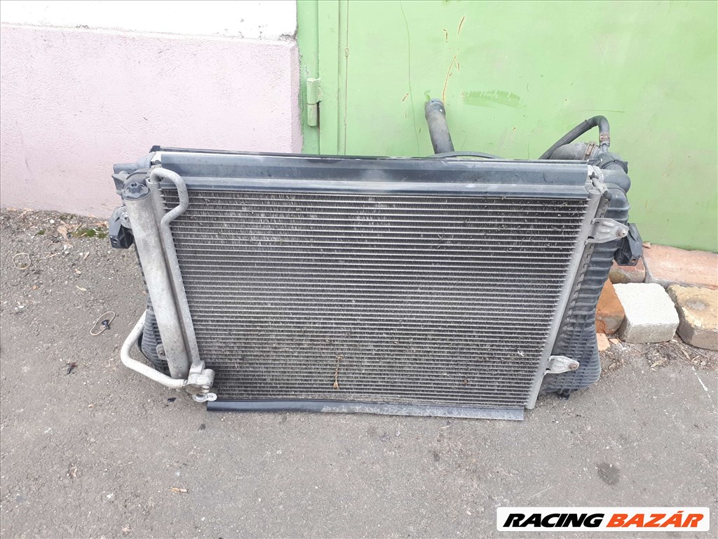 Volkswagen Passat B6 2,0 Crtdi hűtő,intercooler,klímahűtő,hűtőmotor 1. kép