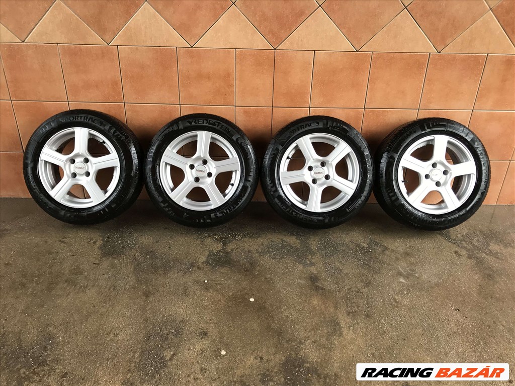  RENAULT 15" ALUFELNI 4X100 NYÁRI 185/65R15 GUMIVAL OLCSÓN!!! 1. kép