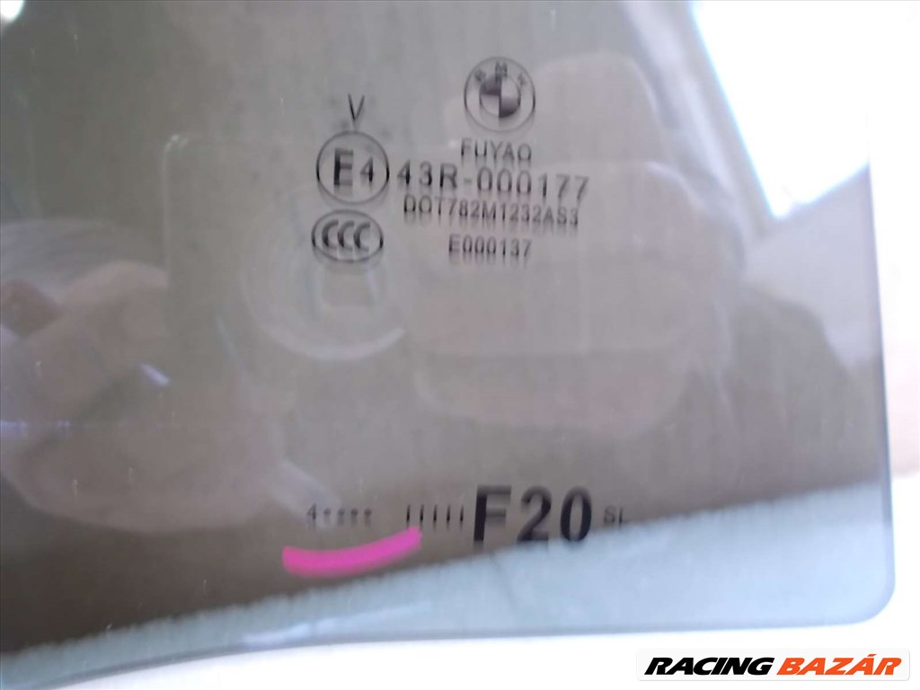 BMW 1-ES F20 jobb hátsó ajtóüveg 2011.-2020 2. kép